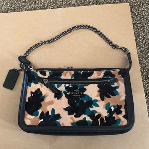 Coach Nolita Spring Leaf Haircalf  large Wristlet